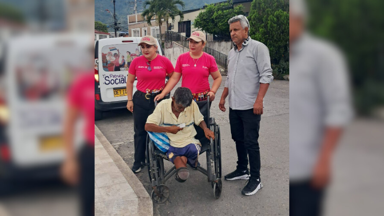 Alcaldía atendió a hombre con discapacidad tras denuncia de EL OLFATO Alcaldía atendió a hombre con discapacidad tras denuncia de EL OLFATO