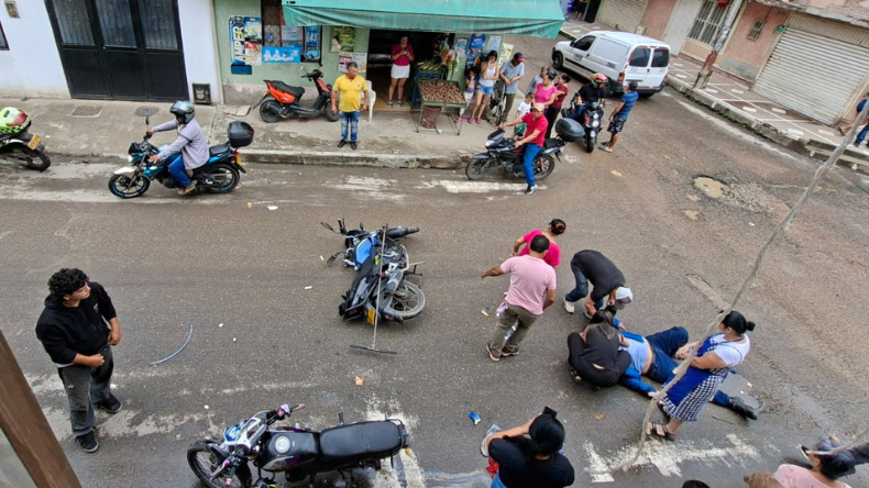 Cruce sin señalización en Modelia ha generado múltiples accidentes Cruce sin señalización en Modelia ha generado múltiples accidentes