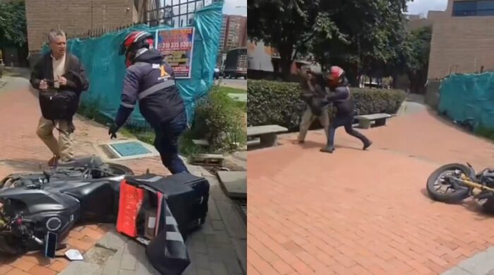 Alcalde de Bogotá busca al motero “hampón” que agredió a un adulto mayor Alcalde de Bogotá busca al motero “hampón” que agredió a un adulto mayor