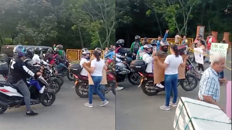 Ciudadanos bloquean la Ambalá por falta de atención del Ibal Ciudadanos bloquean la Ambalá por falta de atención del Ibal