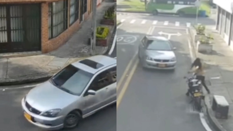 Revelan nuevos videos del conductor que intentó arrollar a mujer en Bogotá Revelan nuevos videos del conductor que intentó arrollar a mujer en Bogotá