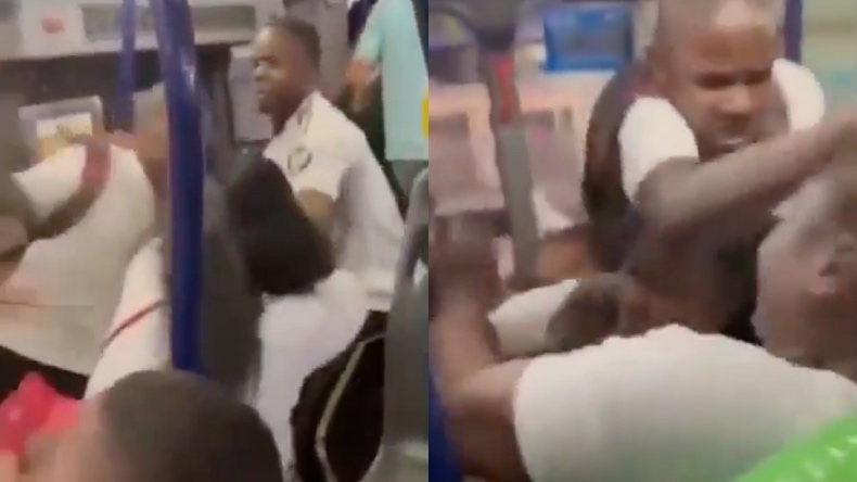 Discusión por una silla terminó en golpes dentro de un bus en Cali Discusión por una silla terminó en golpes dentro de un bus en Cali