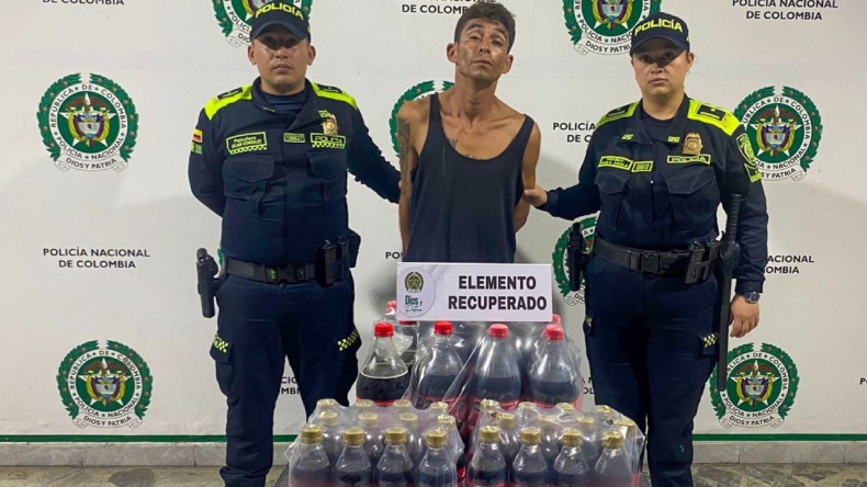 Recuperan cargamento de bebidas tras hurto cerca del Terminal de Ibagué Recuperan cargamento de bebidas tras hurto cerca del Terminal de Ibagué